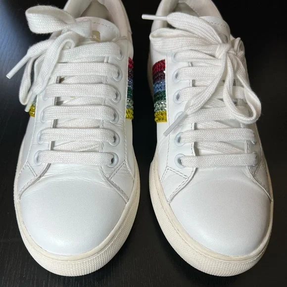 Marc Jacobs Empire Strass Lace Up Sneakers - Picture 12 of 14